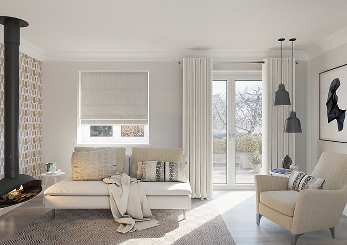 Bravo, Natural - Twist&Fit Roman Blind - Image 9